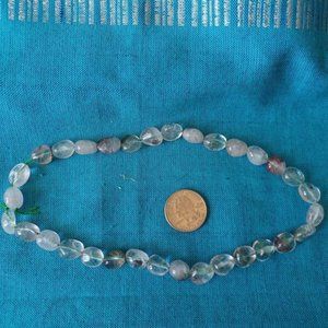 1 Strand of Moss Agate Beads